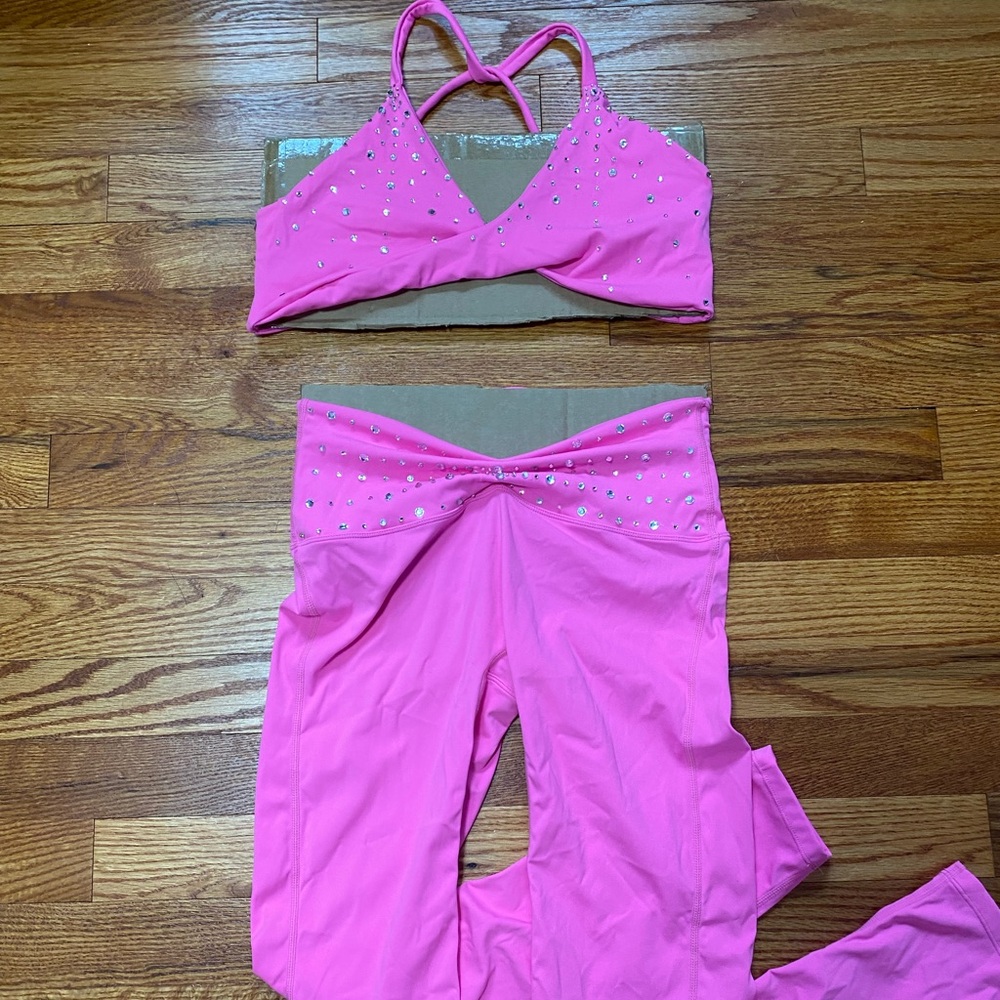 Custom Rhinestone Pro-Cheer Audition Outfit - M/L